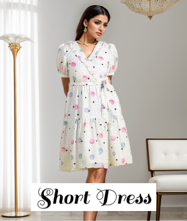 Blooming Charm Short Dress